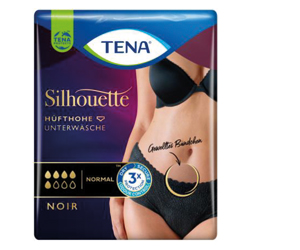 TENA SILHOUETTE normāls M noir, 10 gab