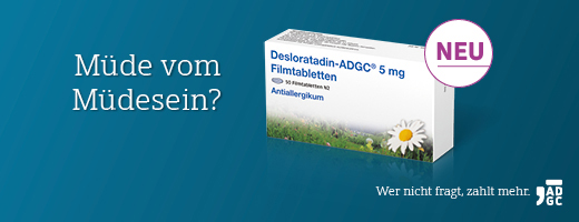 DESLORATADIN ADGC 5 mg apvalkotās tabletes, 20 gab