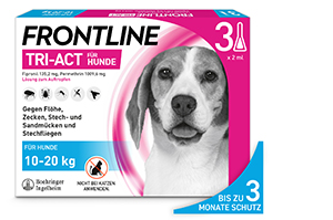 FRONTLINE Tri-Act šķīdums suņiem 10-20 kg, 3 gab