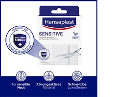 HANSAPLAST Sensitive ģipsis hipoalerģisks 8 cmx1 m, 1 gab