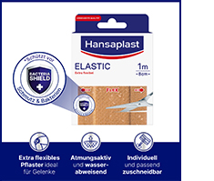 HANSAPLAST Elastīgais plāksteris 8 cmx1 m, 1 gab