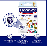 HANSAPLAST Jutīgas bērnu ģipša sloksnes, 20 gab