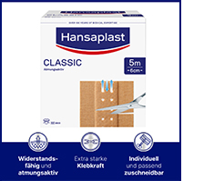 HANSAPLAST Klasiskais ģipsis 6 cmx5 m, 1 gab