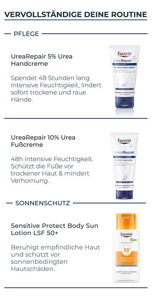 EUCERIN UreaRepair PLUS Kāju putas 10%, 150 ml