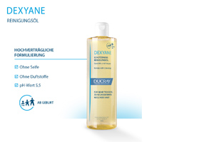 DUCRAY DEXYANE Aizsargājoša tīrīšanas eļļa, 400 ml