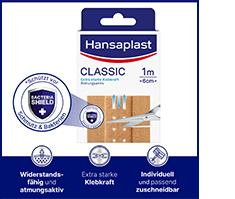 HANSAPLAST Klasiskais apmetums 6 cmx1 m, 1 gab