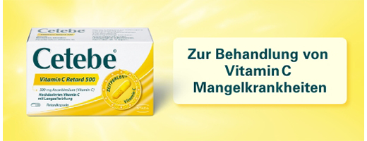CETEBE C vitamīna 500 mg ilgstošās darbības kapsulas, 180 gab