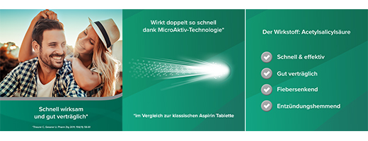 ASPIRIN 500 mg apvalkotās tabletes, 40 gab