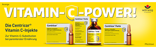 CENTRICOR Forte Vitamin C Amp. 200 mg/ml Inj. šķīdums, 5X5 ml