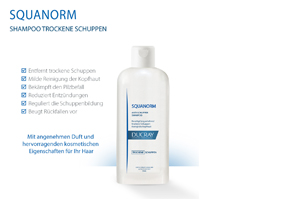 DUCRAY SQUANORM Šampūns pret sausām blaugznām, 200 ml