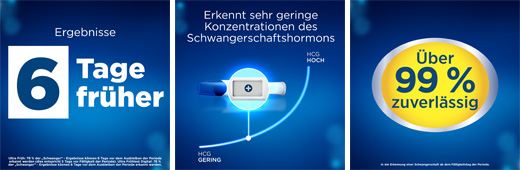 CLEARBLUE Grūtniecības tests TripleCheck ultra-early, 3 gab