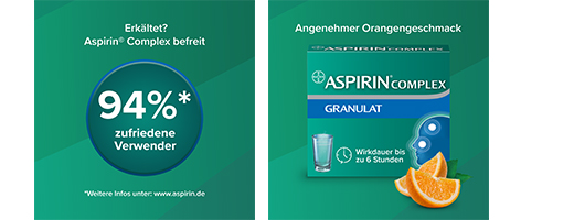 ASPIRIN COMPLEX Btl.w.Gran.z.Herst.e.Susp.z.Einn., 10 gab