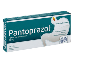 PANTOPRAZOL HEXAL b.Grēmas zarnu trakta apvalkotās tabletes, 14 gab