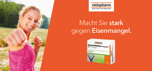 EISENTABLETTEN-ratiopharm N 50 mg apvalkotās tabletes, 50 gab