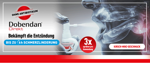 DOBENDAN Tiešais flurbiprofēna aerosols 8,75 mg/dos.mouth, 15 ml