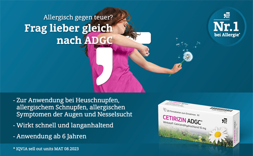 CETIRIZIN ADGC Filmē apvalkotās tabletes, 20 gab