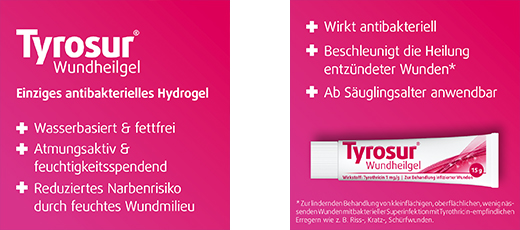 TYROSUR Gēls brūču dziedēšanai, 25 g