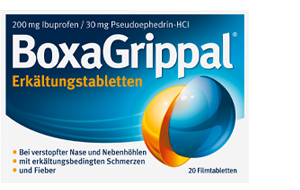 BOXAGRIPPAL Aukstuma tabletes 200 mg/30 mg FTA, 20 gab