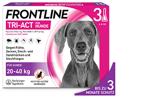 FRONTLINE Tri-Act šķīdums suņiem 20-40 kg, 3 gab
