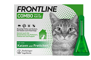 FRONTLINE Combo Spot on cat šķīdums uzklāšanai uz ādas, 3 gab