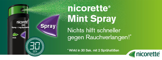 NICORETTE Piparmētru aerosols 1 mg/smidzinātājs NFC, 2 gab