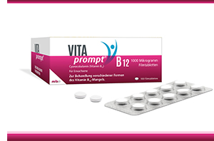 VITAPROMPT 1000 mikrogramu apvalkotās tabletes, 100 gab