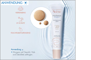 AVENE Hydrance BB bagātīgs tonēts mitrinošs krēms, 40 ml