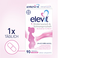 ELEVIT 1 auglības & grūtniecības tabletes, 90 kapsulas