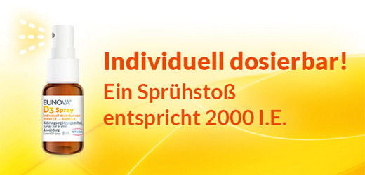 EUNOVA D3 vitamīna aerosols, 8 ml