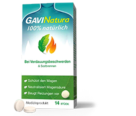 GAVINATURA dabīgs gremošanas traucējumu gadījumā, 14 gab