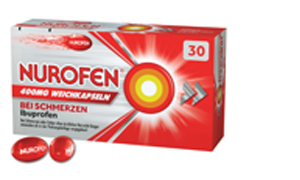 NUROFEN 400 mg mīkstās kapsulas, 30 gab