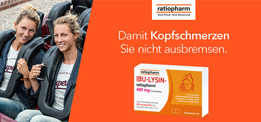 IBU-LYSIN-ratiopharm 400 mg apvalkotās tabletes, 20 gab
