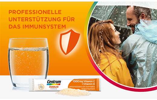 CENTRUM Focus Immune 1000 mg vitamīna C+D nūjiņas, 24 gab