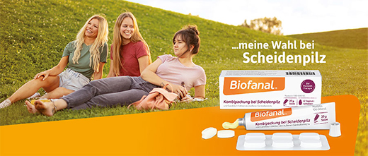 BIOFANAL Kombinētais iepakojums maksts mikozes ārstēšanai Vagtab + ziede, 1 P