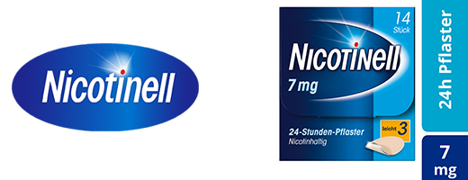 NICOTINELL 7 mg/24 stundu plāksteris 17,5 mg, 14 gab