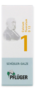BIOCHEMIE Pflüger 1 Calcium fluoratum D 12 tabletes, 400 gab