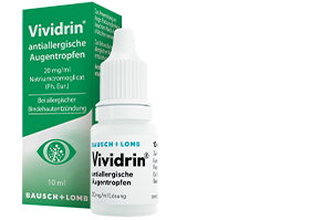 VIVIDRIN pretalerģijas acu pilieni, 10 ml