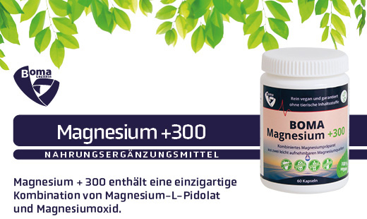 MAGNESIUM+300 kapsulu, 60 gab