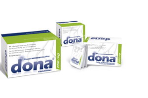DONA 250 mg apvalkotās tabletes, 100 gab