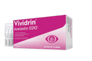 VIVIDRIN Azelastīns EDO 0,5 mg/ml oftalmoloģiskais šķīdums EDP, 20X0,6 ml
