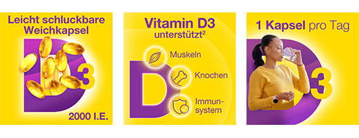 VIGANTOLVIT 2000 I.U. D3 vitamīna mīkstās kapsulas, 120 gab