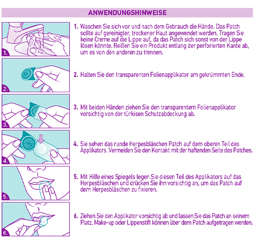 COMPEED Herpes blistera aplikators HRA, 15 gab