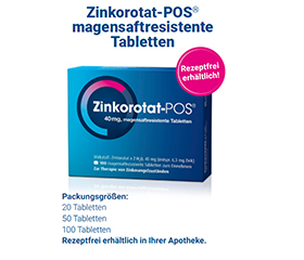 ZINKOROTAT POS zarnu apvalkotās tabletes, 20 gab