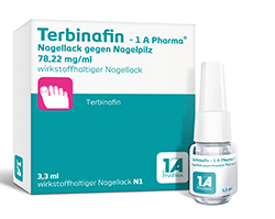 TERBINAFIN-1A Pharma Nagell.g.Nagelpilz 78,22mg/ml, 3,3 ml