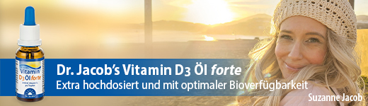 VITAMIN D3 ÖL forte Dr Jacob's pilieni, 20 ml