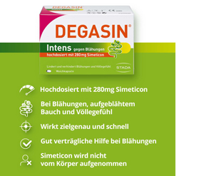 DEGASIN intens 280 mg mīkstās kapsulas, 32 gab
