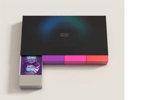 DUREX "Fun Explosion" prezervatīvu maisījums, 4 veidi, 40 gab