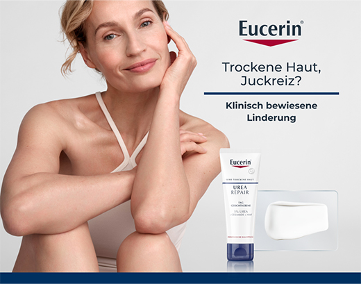 EUCERIN UreaRepair sejas krēms 5% dienas, 50 ml