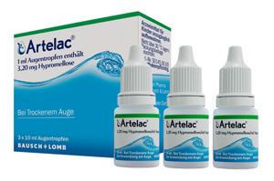 ARTELAC Acu pilieni, 3X10 ml