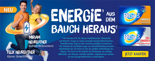 BION3 50+ Enerģijas tabletes, 90 kapsulas